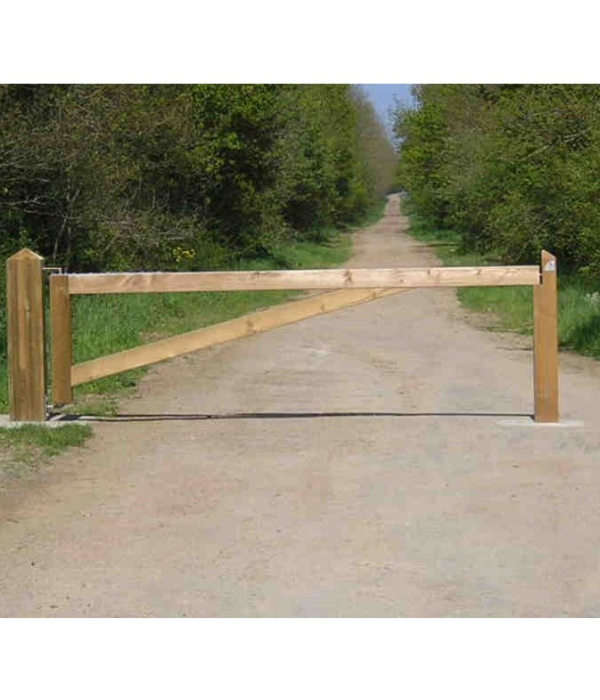 Barrière pivotante pin traité e2d