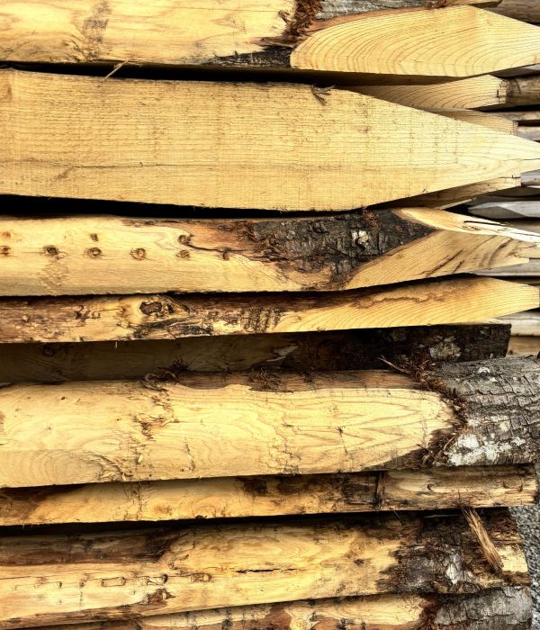 Piquet en châtaignier scié e2d