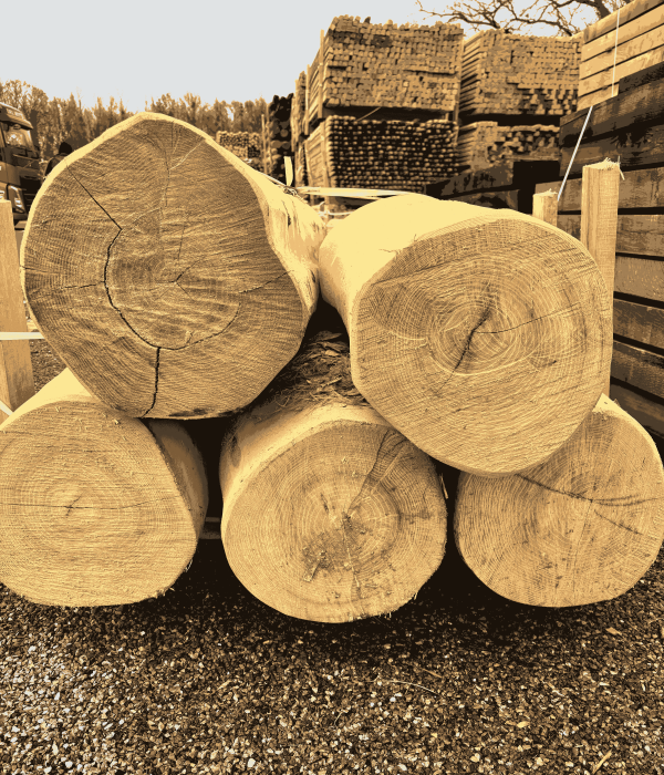 Rondin poncé acacia e2d