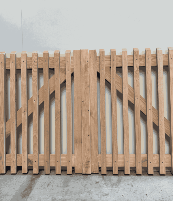 Portail en châtaignier e2d