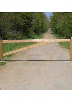 Barrière pivotante pin traité e2d