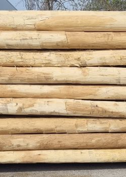 Piquet en acacia rond e2d